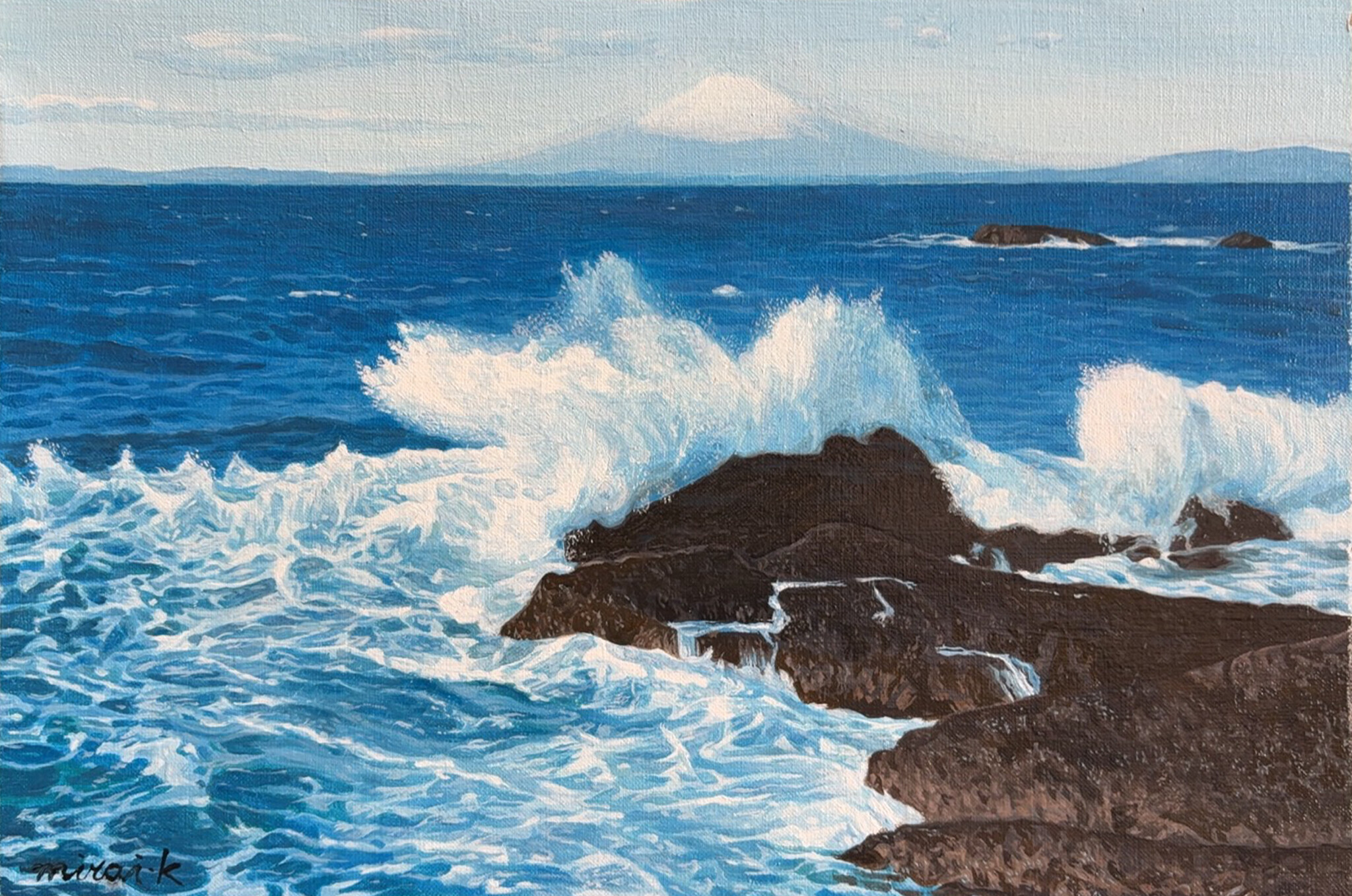 富士遠望・房総半島 / Distant view of Mt. Fuji, Boso Peninsula, Japan