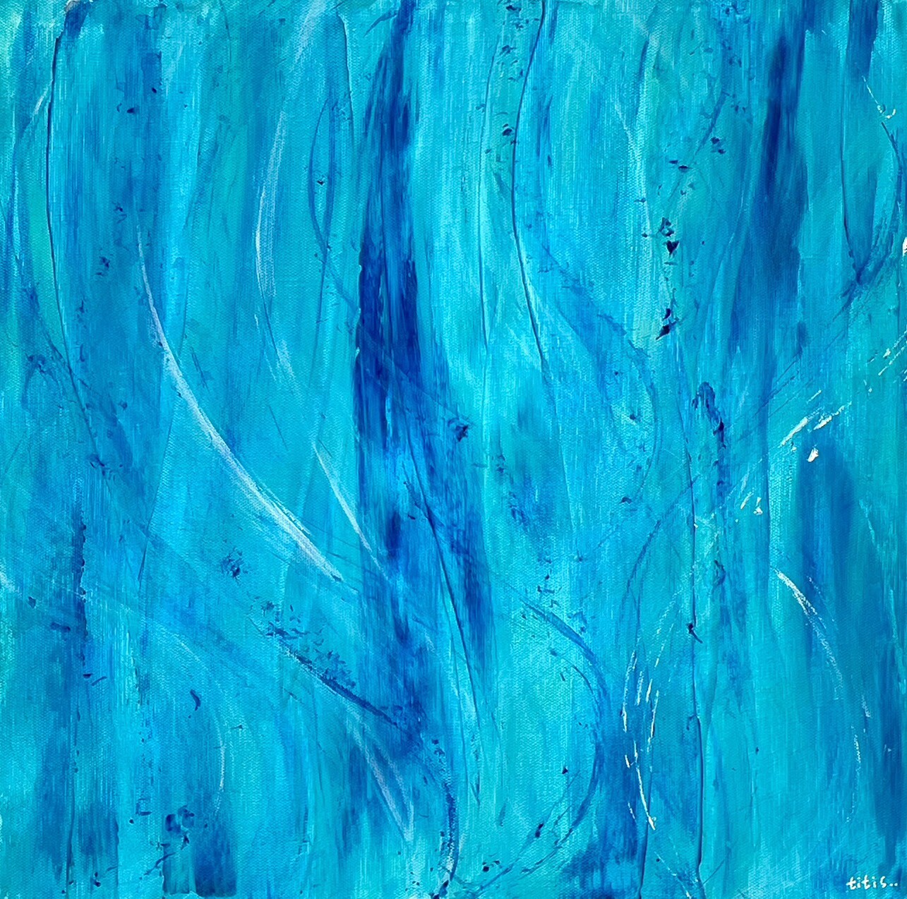 水と光の螺旋2　 | Water and light spiral 2