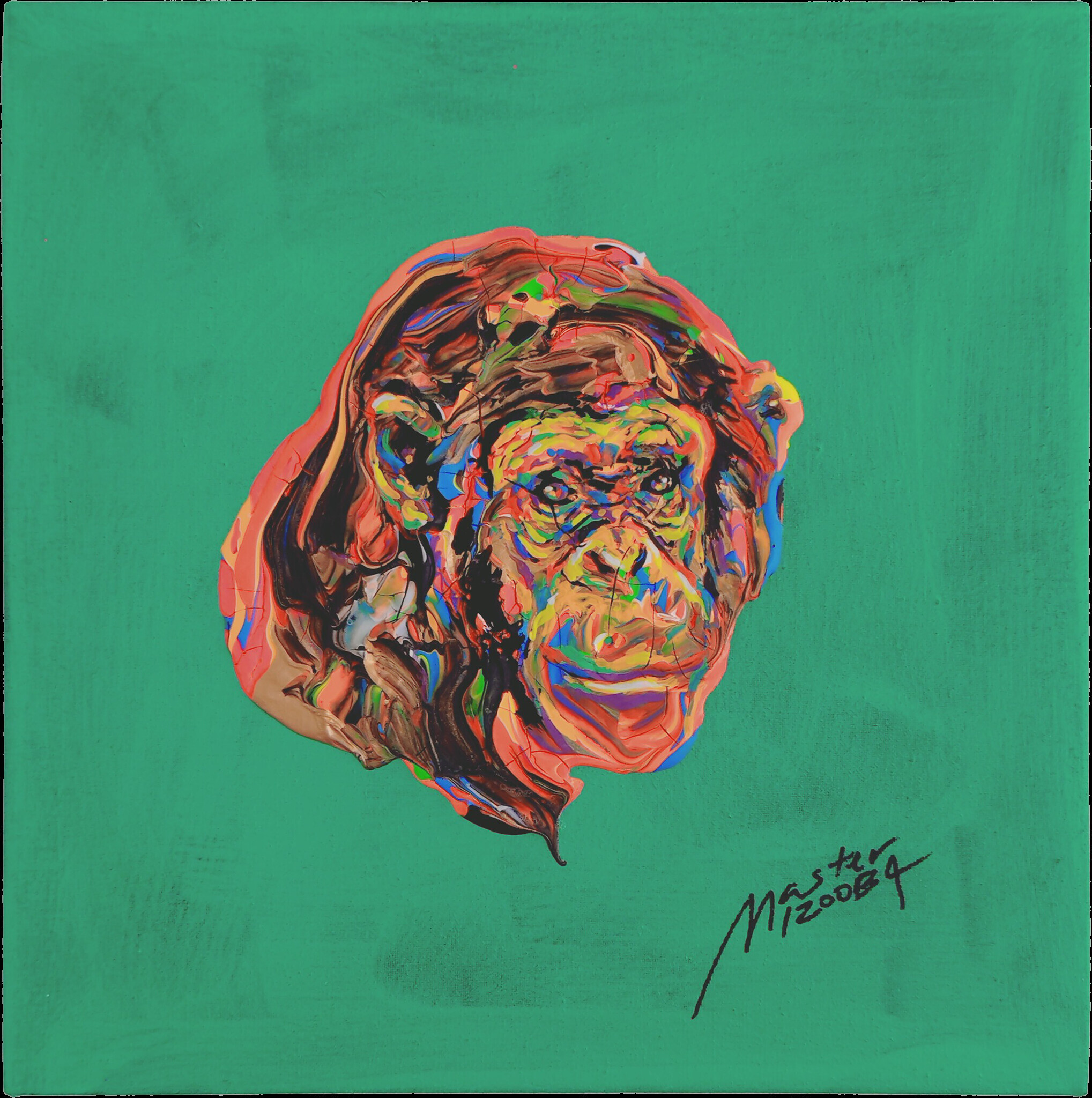 Burn and Born -Chimpanzee (mint)- | Burn and Born -Chimpanzee (mint)-